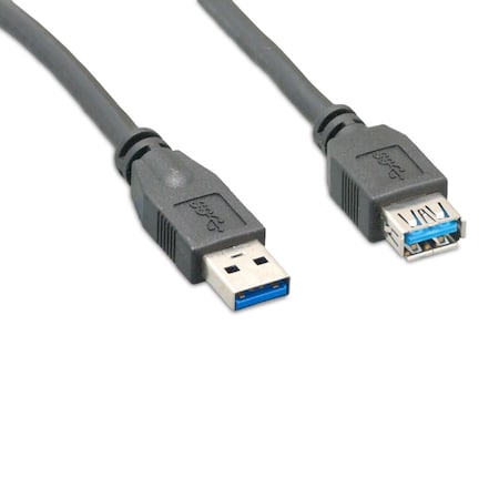 Enet Enet Usb 3.0 A Male To A Female 10Ft Extension Black Cable USB3.0MAFA-10F